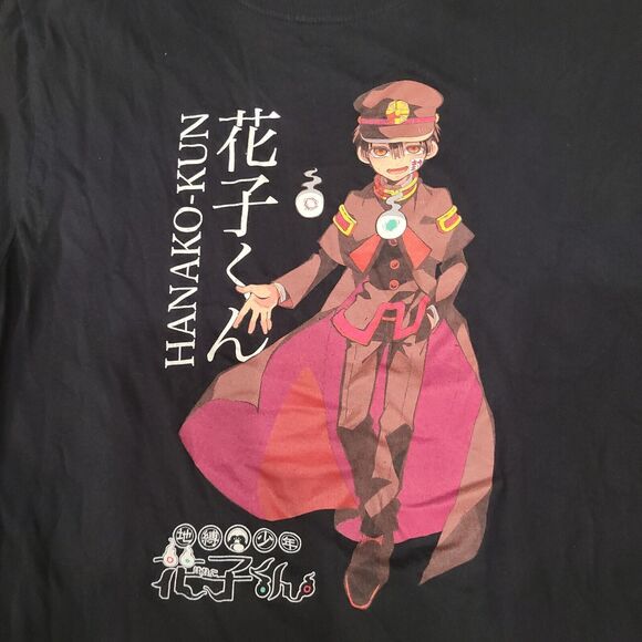 Toilet Bound Hanako-Kun Graphic Japanese Anime Black T-Shirt Men Size L - Picture 3 of 4
